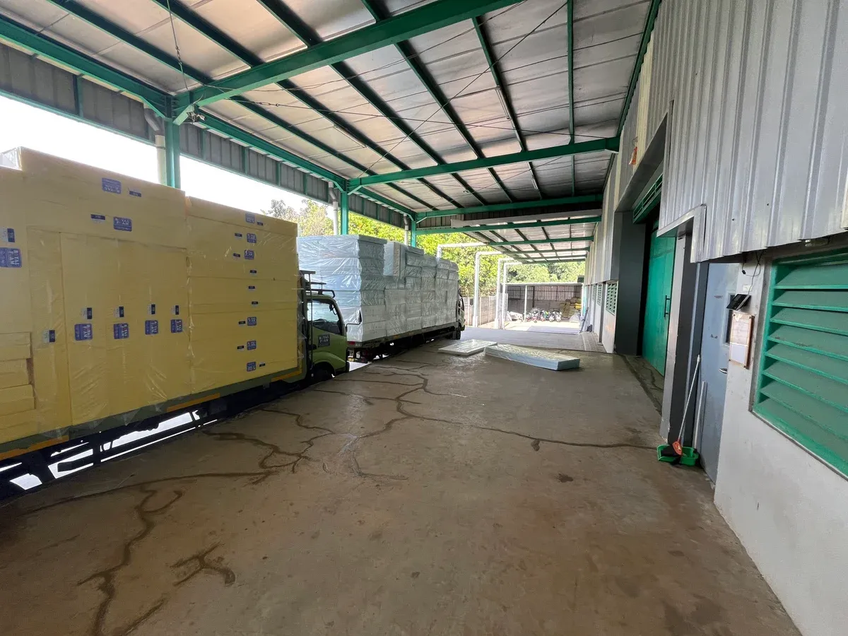 Inventaris gudang Densio — stok busa dan kasur siap kirim